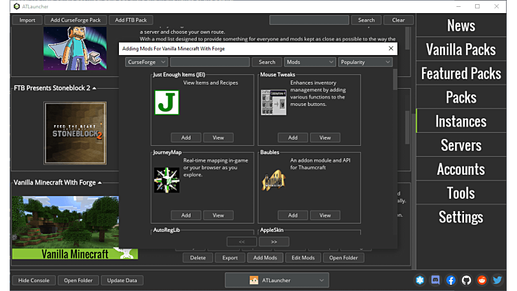 AT Launcher example